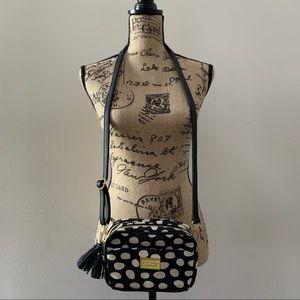 Betsey Johnson Black w/White Polka Dots Purse